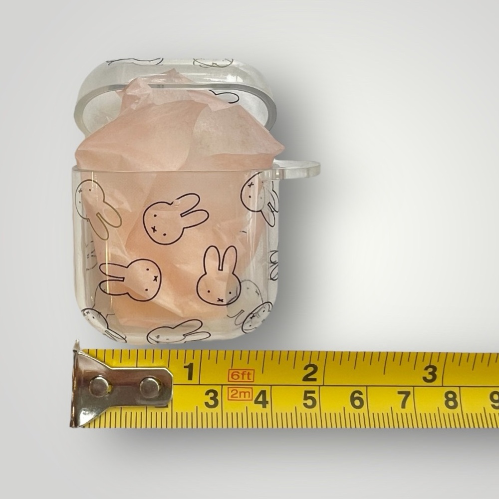 Miffy AirPods Clear Soft Earbuds Case Cute Kawaii White Germany Import New - Picture 6 of 13